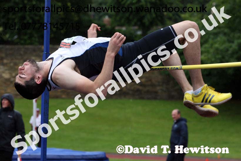 Senior mens high jump, EAP International Combined Events, Hexham Northumberland. Photo: David T. Hewitson/Sports for All Pics